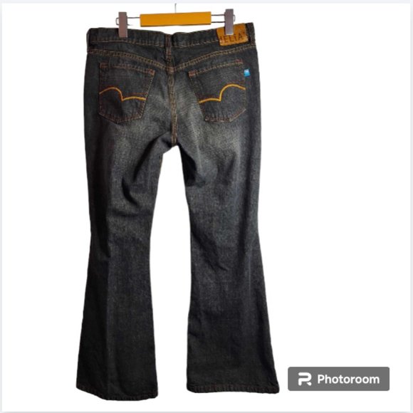 dELIA*s by Dolls Kill Distressed Black Denim Mid-Rise Jeans Size 15/16, … - Picture 6 of 12